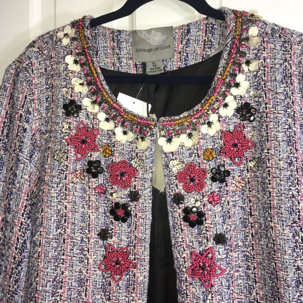 *NWT* Anthropologie Summer of Love Blazer